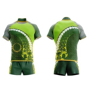 Maillot de rugby respirant à séchage rapide, personnalisable en gros, sublimation, confortable, haute qualité, anti-boulochage - Product Image 2