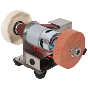 Affûteur de couteaux électrique à vitesse réglable, mini ponceuse à bande 7 vitesses pour la fabrication de couteaux, accessoires d'outils électriques, bande abrasive électrique - Product Image 5