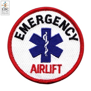 Insignias para ropa de uniforme en accesorios de ropa OEM Company Uniform Logo Parches tejidos y parches bordados Insignias de parche - Product Image 6