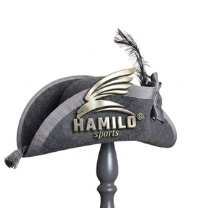 Hot Selling Admiral Bicorn Napoleon Costume Hat for Adults Napoleon Uniform Wool Hat With Custom Color Lace Bicorne Hat - Product Image 2