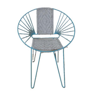 Silla de Metal tejida a mano de calidad superior, muebles de decoración para interiores/exteriores, precio a granel, proveedor indio para sala de estar - Product Image 2