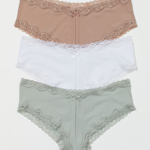 Culottes Hipster Confortables en Nylon Sans Couture pour Femmes, Couleurs Personnalisées, Dentelle, Usage Quotidien, Méthode de Tricotage, Vente en Gros - Product Image 1