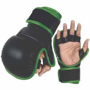 Gants de grappling en cuir personnalisés pour l'entraînement MMA, protection des mains pour le kickboxing, le Muay Thai, gants de boxe MMA à étiquette privée - Product Image 5