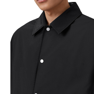 Vestes coupe-vent décontractées pour hommes, légères, avec logo personnalisé et fermeture à boutons pression, coupe classique, streetwear - Product Image 4