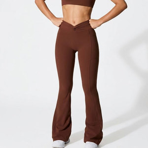 Legging de yoga pour adulte de qualité supérieure 2026, léger, pour femme, coupe évasée, best-seller - Product Image 1