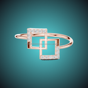 BOUTIQUE 14K Usine Directe Bague Personnalisée Prix Abordable - Product Image 1