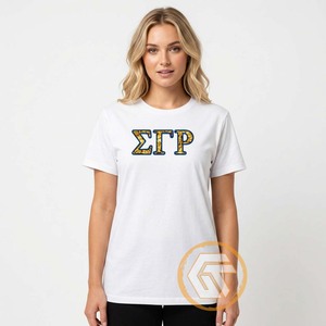 GREEK TREASURES Camiseta Casual Azul Rey para Mujer, Cuello Redondo, Transpirable, de Secado Rápido, Antiarrugas, Ecológica, 100% Algodón Jersey con Logotipo - Product Image 2