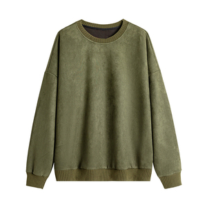Streetwear Luxury <b>Vintage</b> <b>Sweatshirt</b> Heavyweight Organic Cotton <b>Sweatshirt</b> Blank <b>Oversized</b> Crewneck Custom Embossed <b>Sweatshirt</b> - Product Image 6
