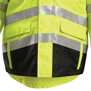 Chaqueta de seguridad reflectante de alta visibilidad para hombre, para correr de noche, impermeable, cortavientos, equipo deportivo, overoles de alta visibilidad - Product Image 4