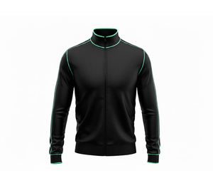 Veste en polyester à fermeture éclair intégrale avec design personnalisé par sublimation, vêtements de course et de fitness, chaude, respirante, séchage rapide |   Tailles Hommes Femmes Jeunes - Product Image 6
