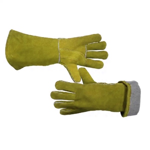 Guantes de Seguridad de Cuero Vacuno de Alta Calidad, Certificados CE, Resistentes a Cortes y al Calor, 11 oz, Duraderos, Protección Personal - Product Image 5