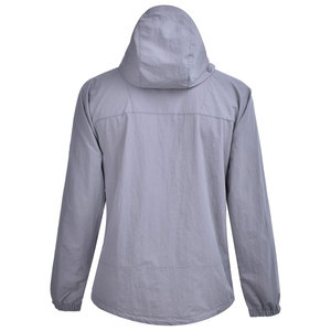 เสื้อแจ็คเก็ตกันลมแบบมีฮู้ดสีเทาสำหรับทุกเพศ ยี่ห้อ Private Label  แบบสวมใส่สบาย  ทรงปกติ  พร้อมซิป  เหมาะสำหรับทุกฤดู - Product Image 3