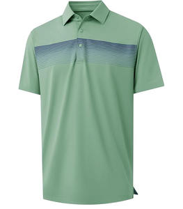 Prix d'usine – Chemises pour hommes en tricot Spandex/Coton, couleur unie, avec logo personnalisé imprimé numériquement, respirantes, à manches courtes, style gothique - Product Image 1