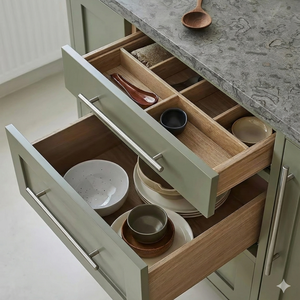 Tiradores de Gabinete Contemporáneos de Hierro con Acabado Níquel Cepillado en Forma de T para Cocina, Armario, Cajón, Mesitas de Noche Duraderas - Product Image 5