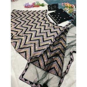 ชุดราตรีออกแบบสวยปักด้าย lehenga choli สำหรับงานปาร์ตี้ - Product Image 6