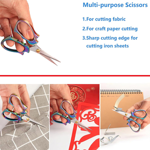 Tijeras de bordado de alta calidad para cortar telas con precisión, tijeras artesanales de acero inoxidable duraderas para suministros de costura - Product Image 5
