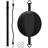 Ballon de boxe Speed Bag, Cible de frappe en cuir Maya Hide avec poche à air supplémentaire, pour entraînement de frappe et de coup de pied MMA Muay Thai
