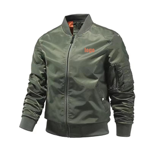 Men’s Stylish Bomber <b>Jacket</b> Classic Aviation Inspired Casual Outerwear <b>Jacket</b> with Lightweight Construction, Trendy Design - Product Image 1