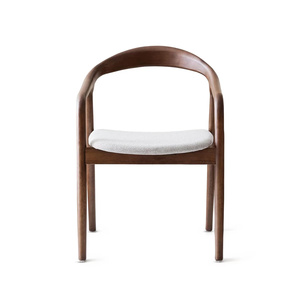 Chaise de salle à manger moderne en bois de manguier écologique avec revêtement en microfibre pour l'ameublement de la maison - Product Image 1