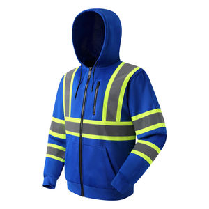 Sudadera de Seguridad de Alta Visibilidad para Hombre, Chaqueta Reflectante, Ropa de Trabajo de Alta Visibilidad, Sudaderas con Servicio OEM, Elegantes - Product Image 4