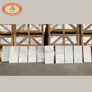 Dalles de marbre blanc laiteux modernes, traitées en usine, finition polie, imperméables, écologiques, pour la décoration intérieure - Product Image 3