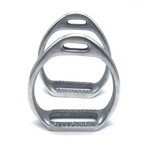 Estribos de Seguridad para Montar a Caballo, Diseño Antideslizante de Aluminio Sólido, Protección para Tobillos, Herramientas y Suministros Ecuestres, Talla para Adultos - Product Image 2