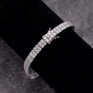Ready to Luxury Moissanite Fine <b>Chain</b> for Bracelet 925 Silver Fashion Low Price - Product Image 2