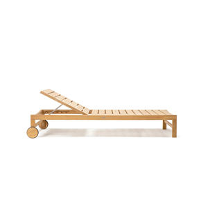 Chaise longue en teck massif de qualité supérieure, mobilier d'extérieur pour hôtel de luxe, resort, villa, bord de piscine, jardin, usage commercial - Product Image 4