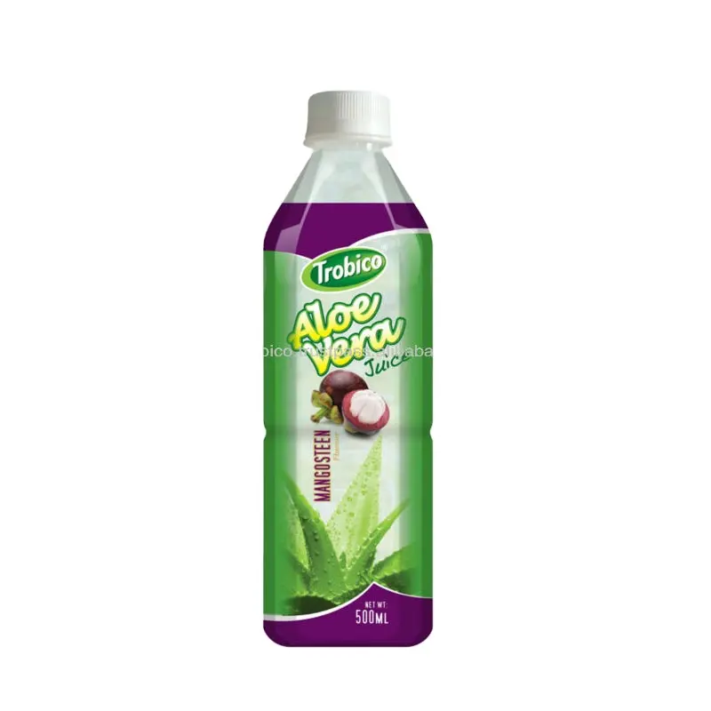 Việt Nam nhà sản xuất 500ml chai Pet nhà cung cấp măng cụt nước trái cây với Aloe Vera Giao hàng nhanh thiết kế mới Aloe Vera uống số lượng lớn