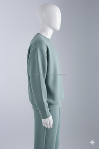 เสื้อสเวตเตอร์แบบสวมหัวสำหรับผู้ชายผ้าฝ้ายกันยับสำหรับ100% จอไหมออกแบบโลโก้ได้ตามต้องการ - Product Image 2