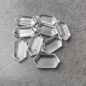Cristal de Cuarzo de Calidad AAA+ en Forma Hexagonal, Corte Tableta, Gema Calibrada, Joyería Suelta - Product Image 6