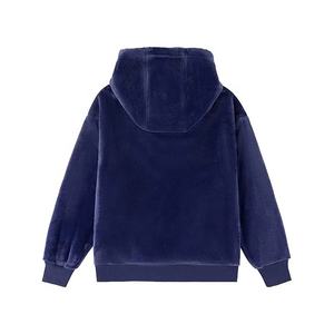 OEM/ODM High Quality Custom Regular Fit Winter Heavy Weight Solid <b>Hoodie</b> <b>Man</b> <b>Sherpa</b> Pullover Fleece Jacket 100% Organic - Product Image 2