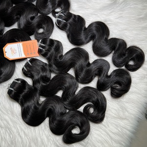 Luxury 30-Inch Soft Feel Wavy Virgin <b>Hair</b> Extensions Vietnam Remy Weft Wigs Wholesale Machine Processed Human <b>Hair</b> - Product Image 1
