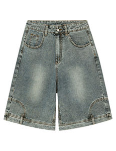 Shorts Casuales de Mezclilla para Mujer, Estilo Urbano, con Doble Costura, Venta al Por Mayor de Fábrica, Pedidos al Por Mayor OEM - Product Image 4