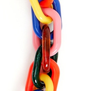 Candy Color new Color Resin wall Link Chain customization links and best colors and home office room decoration links chain - Product Image 1