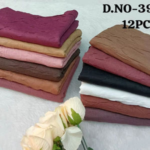 Pañuelo Hijab de Jersey Color Malva Premium – Envoltura Suave y Transpirable con Sensación de Algodón para Comodidad Diaria y Ocasiones Especiales – Paquete al por Mayor de 12 Piezas - Product Image 1