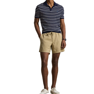 Premium Polo Prepster Performance Polyester Spandex Quick Dry Shorts Men Luxury Activewear OEM Custom Athleisure Summer Fashion - Product Image 6