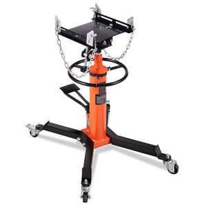 Martinetto Idraulico Telescopico per Trasmissione, Sollevatore da Pavimento da 32-67 Pollici, Capacità 1322 LBS per Auto, Piede Girevole a 360 Gradi - Product Image 1
