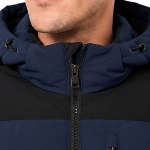 Veste à bulles tendance pour homme, élégante avec col à capuche, idéale pour les sorties et les voyages en hiver. - Product Image 5