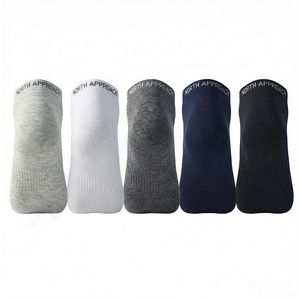 Ankle <b>Socks</b> Solid Color Breathable Knitted for Adults Daily Casual Wear - Product Image 2