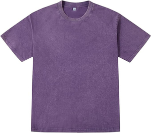 T-shirt de sport pour homme à manches courtes 100 % coton, haute élasticité, respirant, de luxe, uni, coupe ajustée, anti-plis - Product Image 3