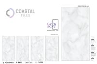 Carreaux de porcelaine polie effet marbre Onyx 9 mm 600x1200 mm / 24x48 Design moderne classique Carreaux de qualité supérieure certifiés CE