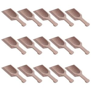 Cuillère en bois classique écologique faite à la main avec des poignées longues et fines et des capacités de 10 à 30 ml pour les aliments et les produits de bain - Product Image 4