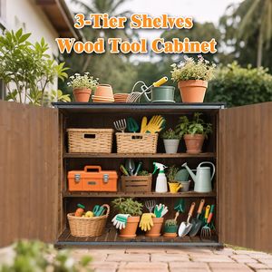 Armadio da Esterno 50.4"L X 26.8"W X 41"H con Struttura in Metallo, Casetta da Giardino per Attrezzi, Ideale per Cortile, Patio e Prato - Product Image 6