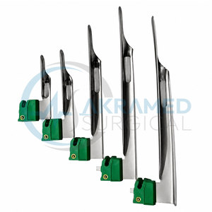 Laringoscopio de Fibra Óptica McCoy Tamaño 5, Certificado CE, Reutilizable, de Acero Inoxidable, Instrumento Quirúrgico para Intubación de Vías Respiratorias - Product Image 5