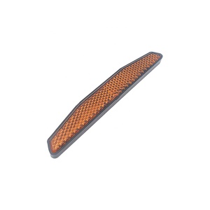 Feuille réfléchissante rectangulaire rouge ambre orange E-Mark, matériau rétroréfléchissant pour la sécurité routière - Product Image 2