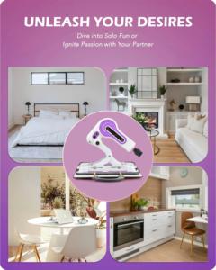 Женский автоматический автомат для мастурбации клиторальный анальный стимулирующий нагревательный вибрационный фаллоимитатор секс-машина для женщин - Product Image 4