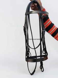 บังเหียนสำหรับม้า ทำจากหนังควายคุณภาพสูง ขนาดมาตรฐานสำหรับขี่ม้า - Product Image 2