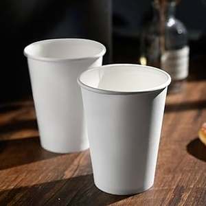 Vasos de papel desechables para café y té, producto ecológico, 8oz 10oz 14oz, blanco, gran venta, entrega rápida, precio de proveedor. - Product Image 1