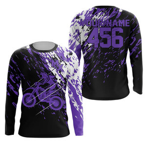 Ropa de Ciclismo de Manga Larga al por Mayor, Jersey Personalizado para Descenso de Montaña, Jersey de Ciclismo para Hombre, Motocross - Product Image 1